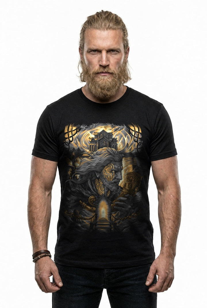 Heimdall Wächter von Asgard – Grau/Gold Frontdruck