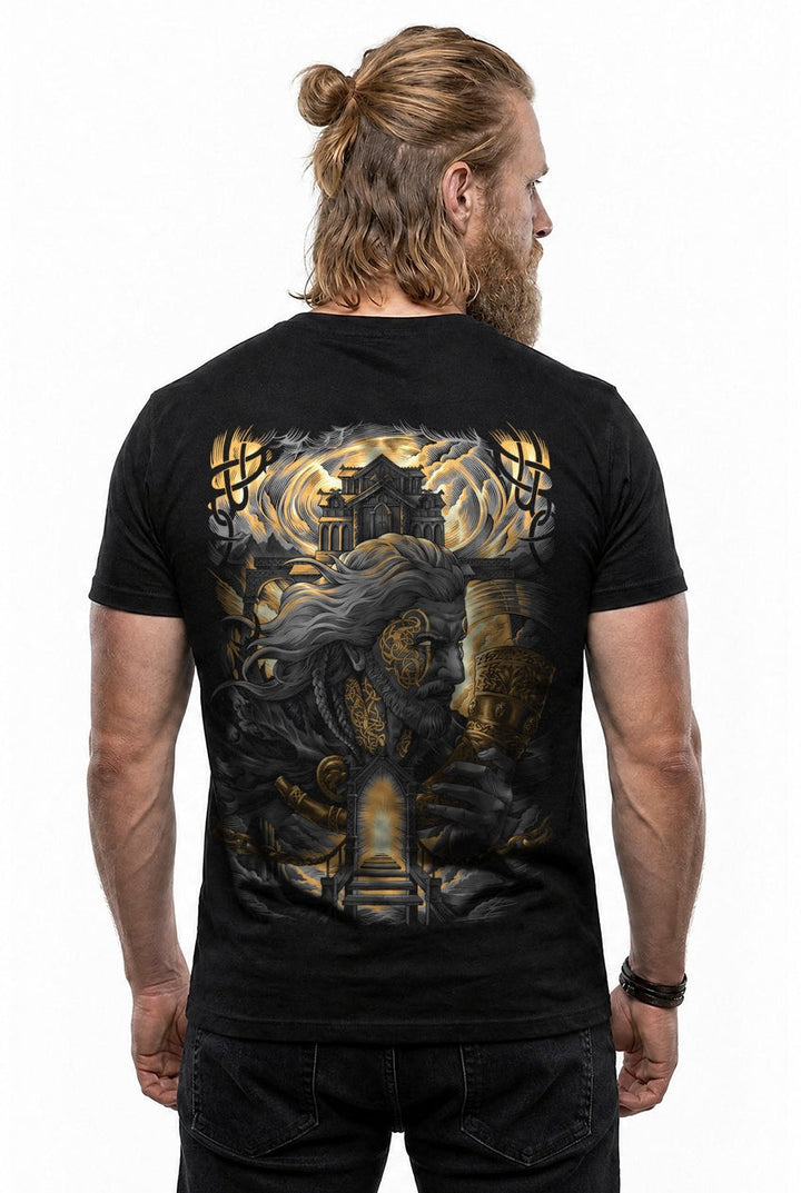 Heimdall Wächter von Asgard – Grau/Gold Rückendruck