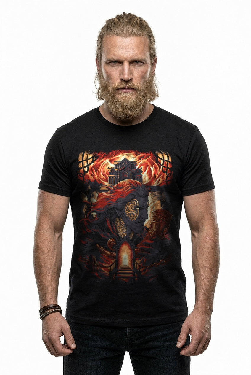 Heimdall Wächter von Asgard – Rot/Orange Frontdruck