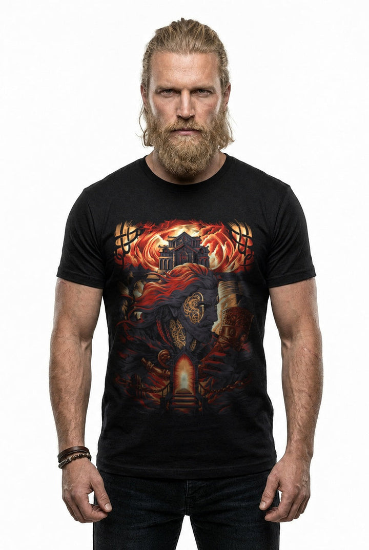 Heimdall Wächter von Asgard – Rot/Orange Frontdruck